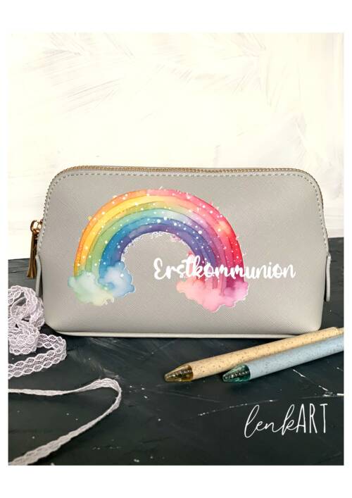 Kosmetiktasche Regenbogen