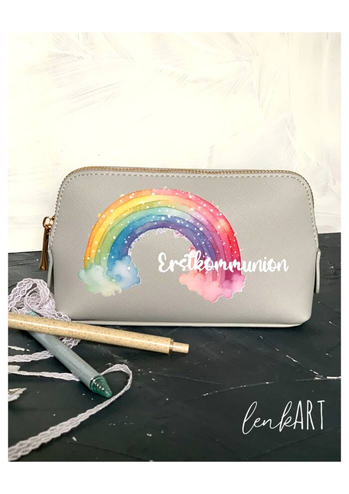 Kosmetiktasche Regenbogen – Bild 2
