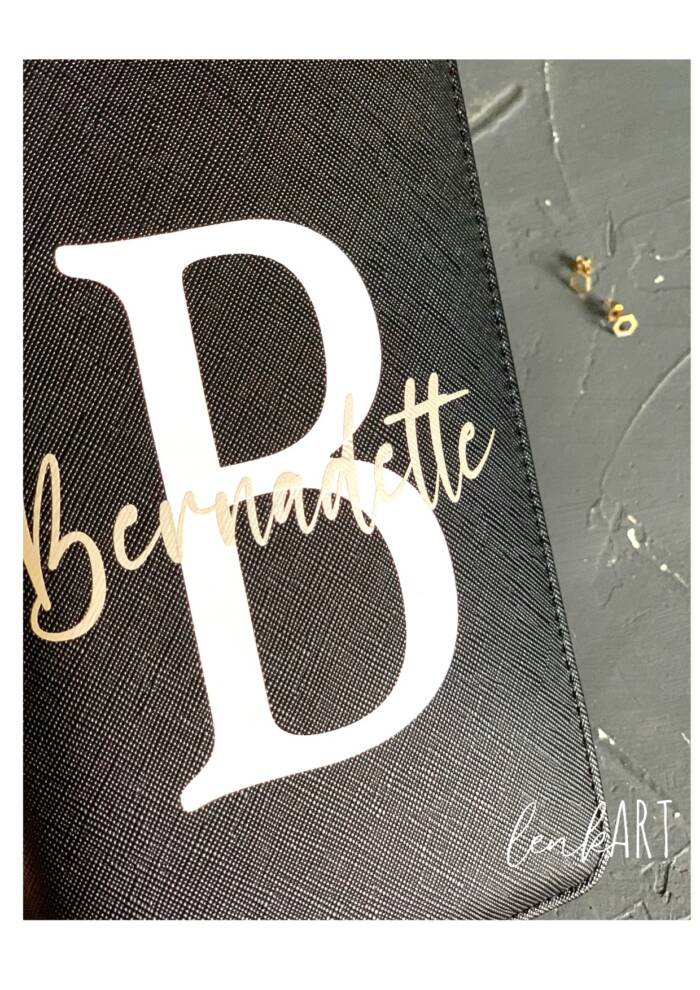Schmuck-Reiseetui Buchstabe mit Name – Bild 7