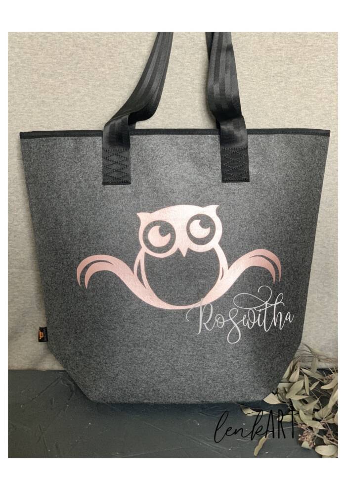 Filzshopper mit Innentasche – Bild 6