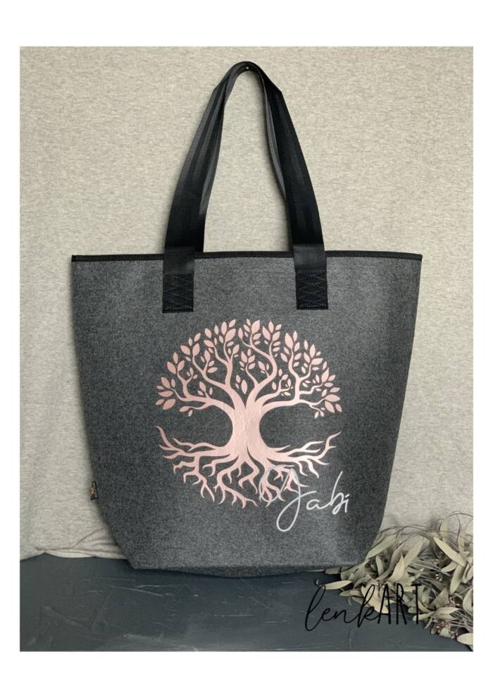 Filzshopper mit Innentasche – Bild 8