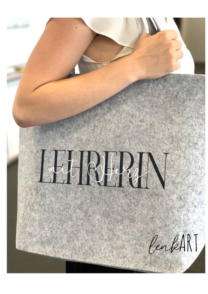 Filztasche Lehrerin