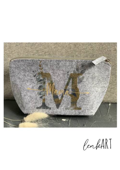 Kosmetiktasche Buchstabe Leni