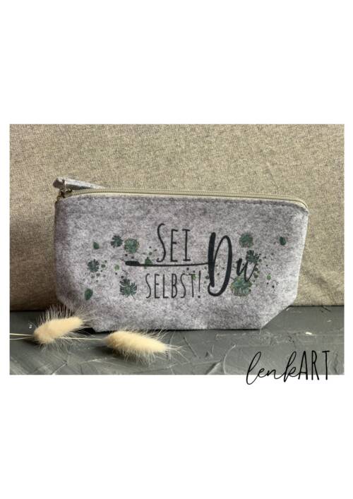 Kosmetiktasche sei du selbst