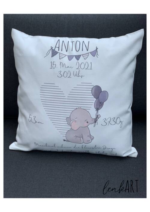 Kissen Babyelefant