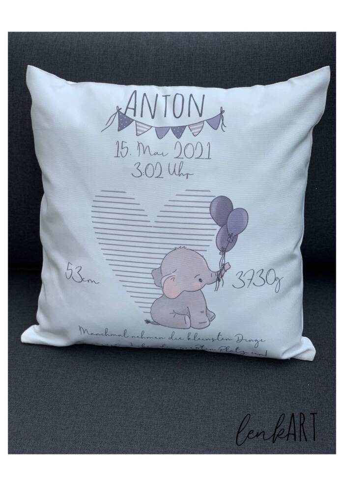 Kissen Babyelefant