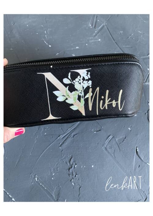Kosmetiktasche Eukalyptus flat mini