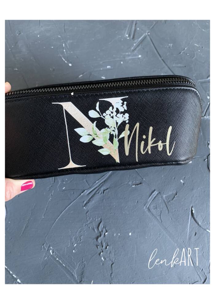 Kosmetiktasche Eukalyptus flat mini