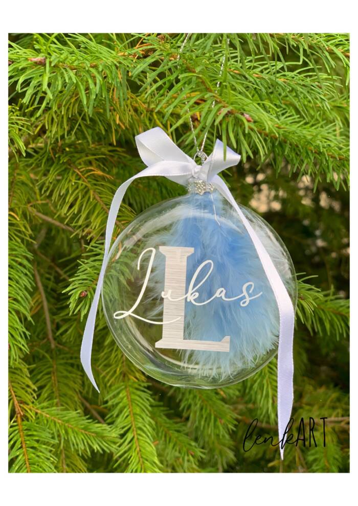 Weihnachtskugel Name – Bild 2