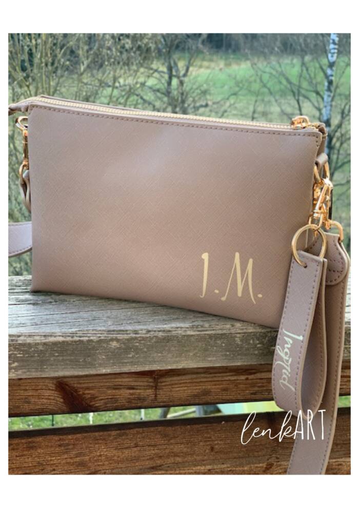 Handtasche im Lederlook – Bild 5