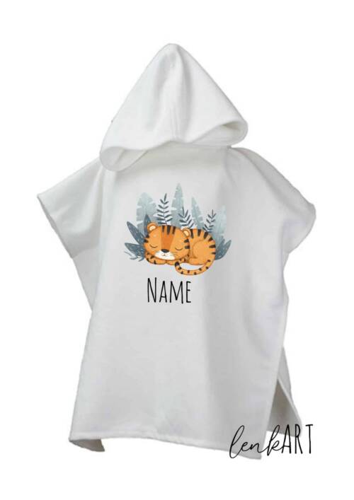 Badeponcho Tiger