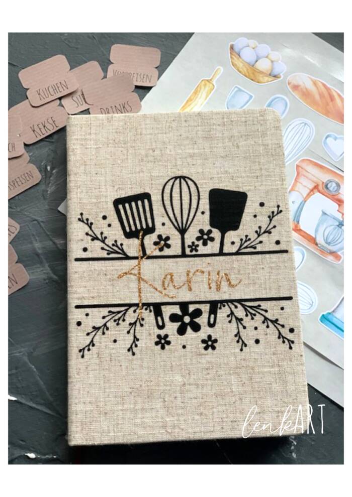Rezeptbuch mit Namen