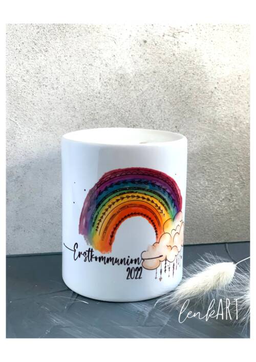 Spardose Bohoregenbogen