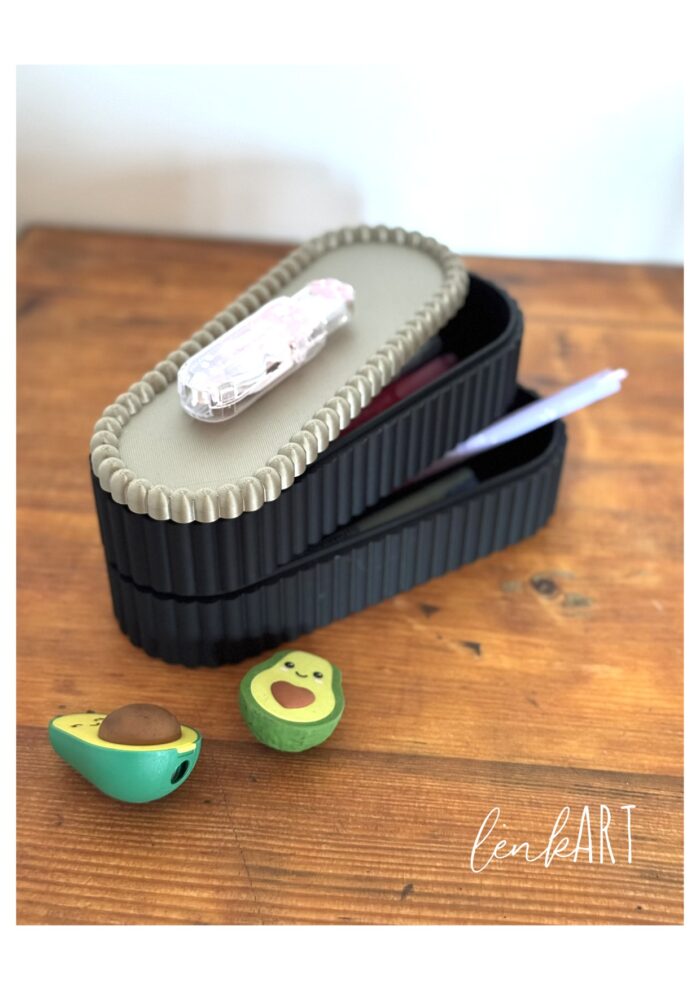 Stiftebox stapelbar mit Deckel – Bild 2