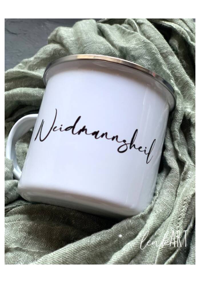 Tasse Buchstaben Hirsch – Bild 3