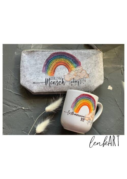 Kosmetiktasche Bohoregenbogen