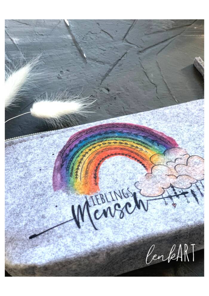 Kosmetiktasche Bohoregenbogen – Bild 3
