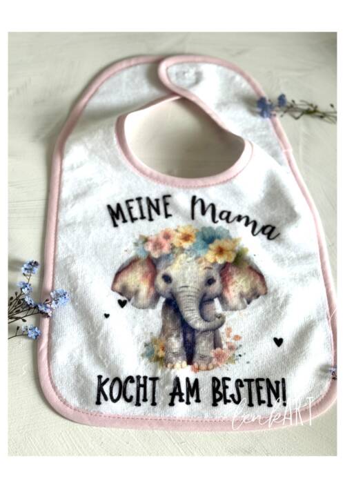 Babylätzchen Elefant