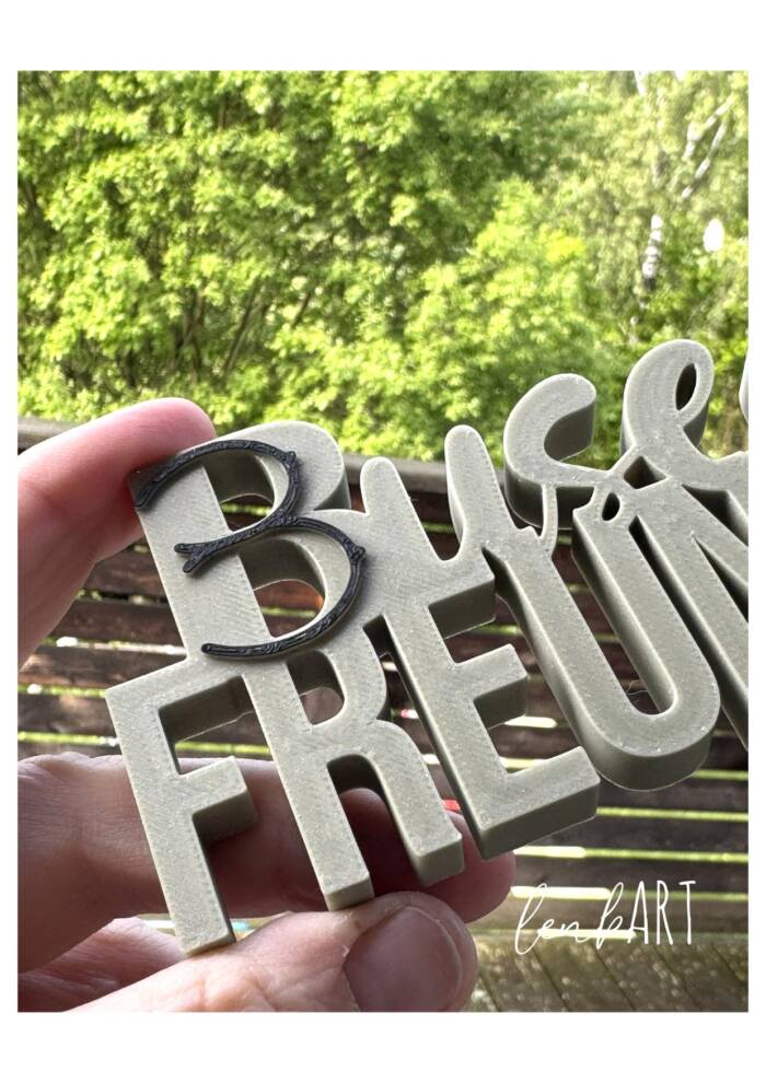 Busenfreundin Schriftzug 3D – Bild 4