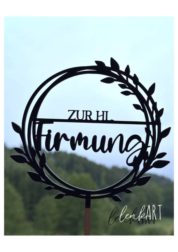 Caketopper Kranz ohne Name