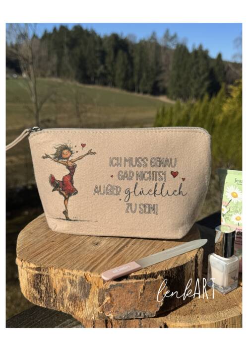 Täschchen Glücklich sein