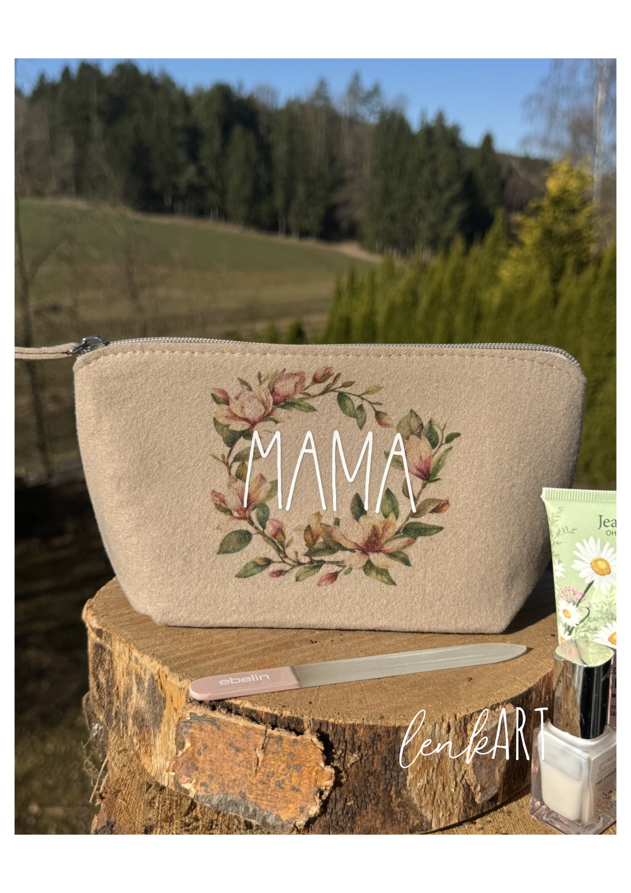 Täschchen Magnolie – Bild 3